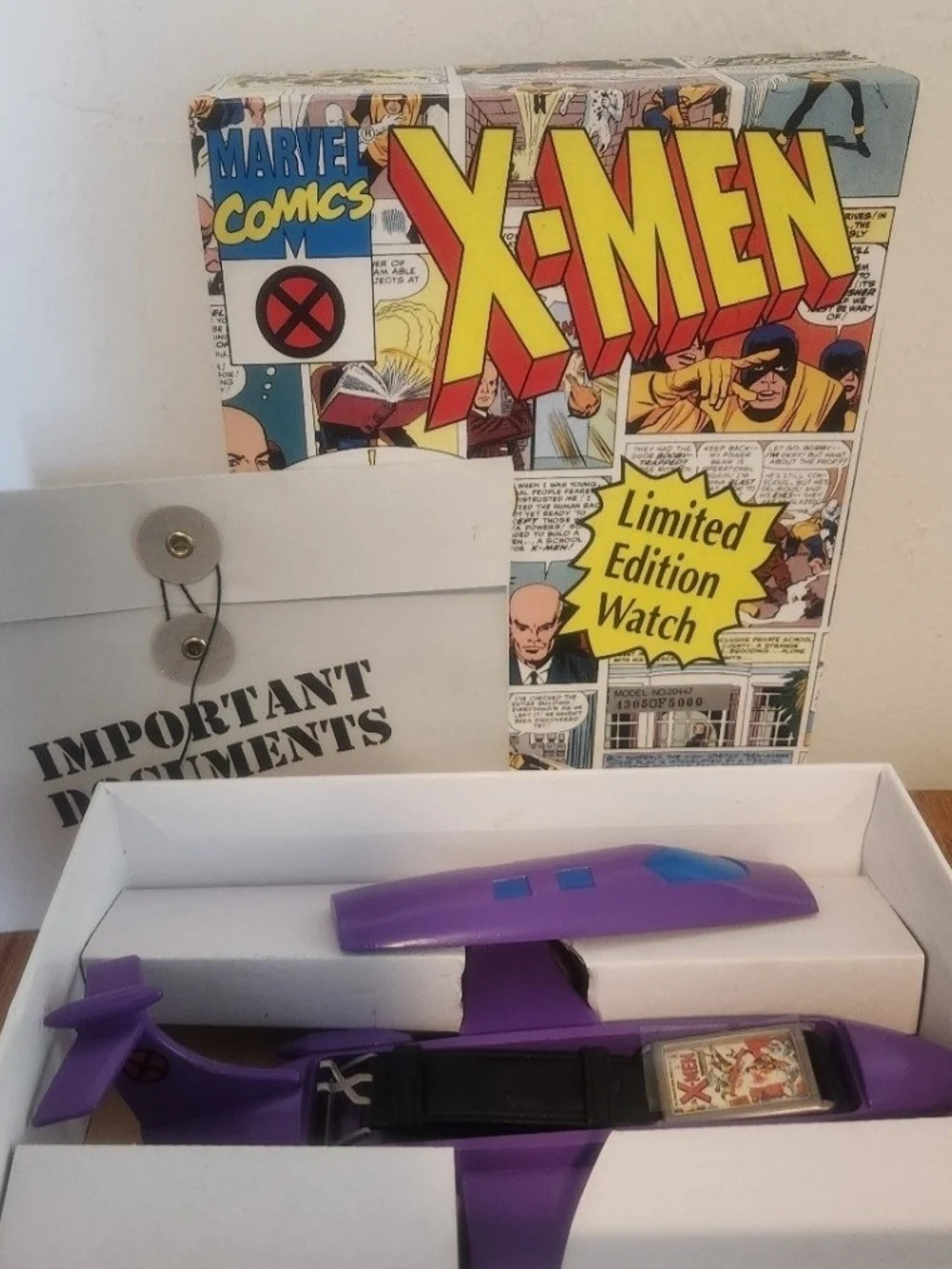 Marvel X-Men Limited Edition Watch in Airplane casing